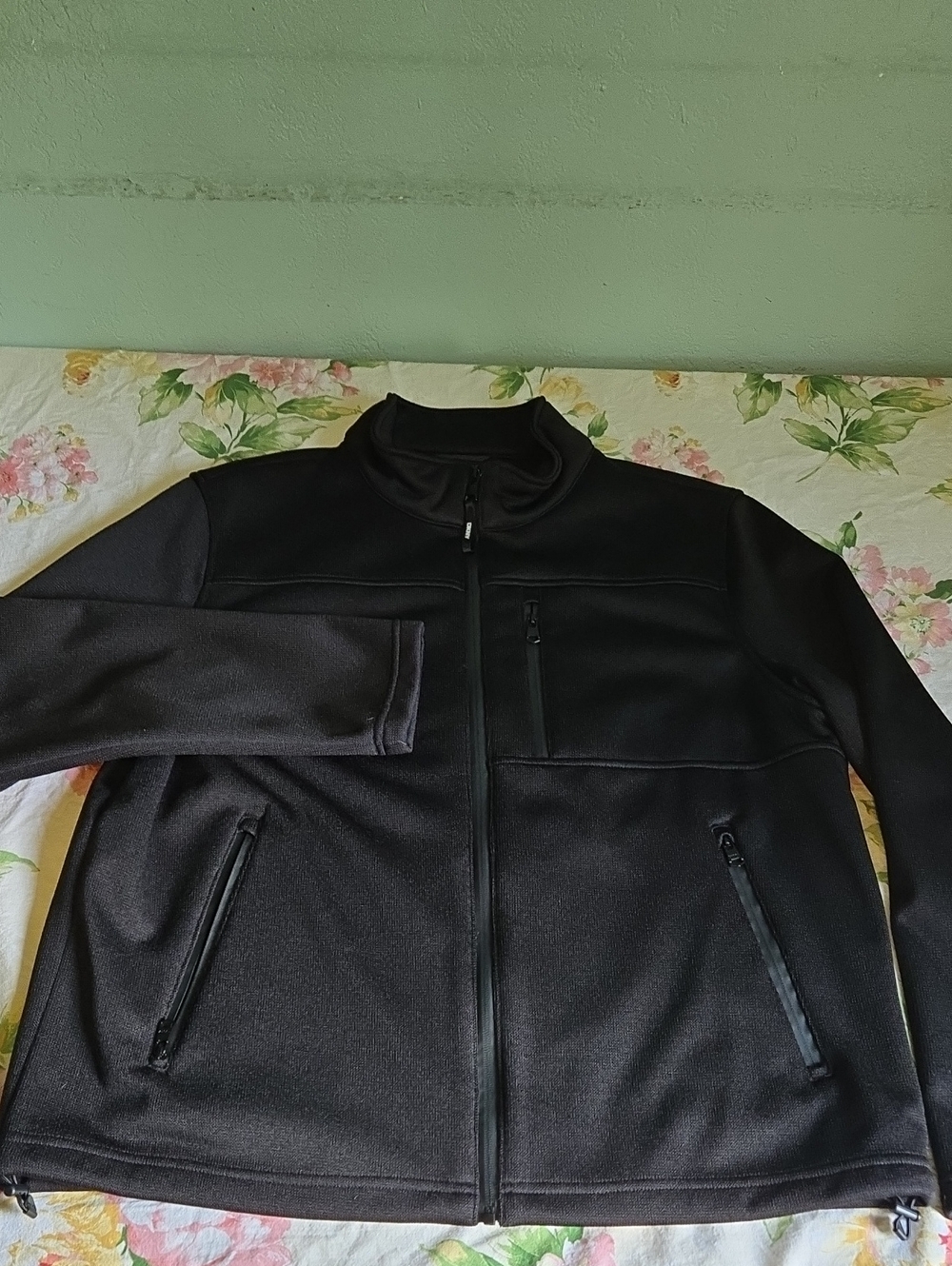 DKNY Men's Black Lightweight Zip Jacket